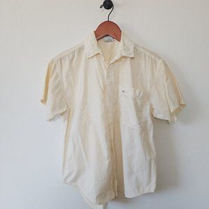 Womens Guess Georges Marciano Shirt 14 Button Up Short Sleeve As Is